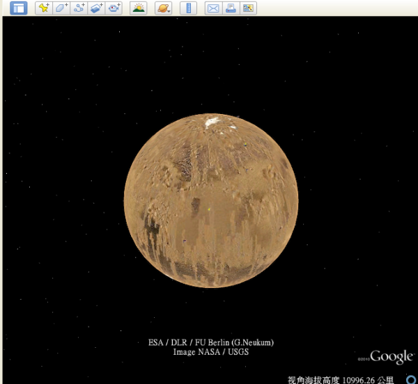 谷歌地来自图如何能看到火星